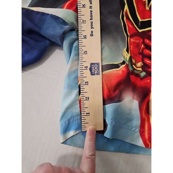 Vintage Power Rangers Mystic Force Swim Trunks 5/6 Red Ranger Disney - Picture 12 of 12